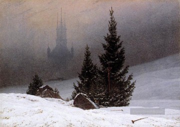  David Maler - Winter Landschaft 1811 romantischen Caspar David Friedrich